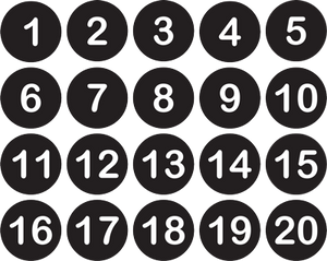 AMC Seat Tag - Black/White