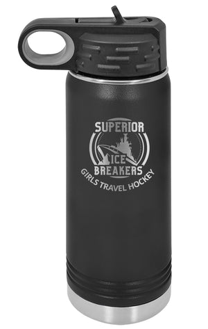 20oz Superior Ice Breakers Water Bottle