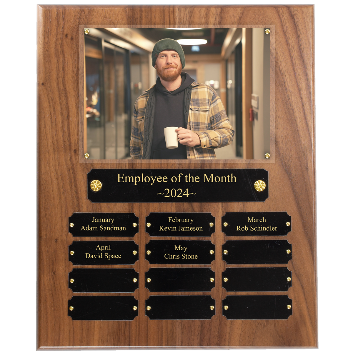 Employee of the Month Plaque