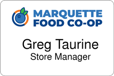 2 x 3 MFC Managers Name Tag