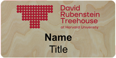 Harvard David Rubenstein Treehouse Name Tag