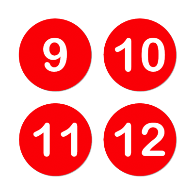 AMC Seat Tag - Red/White