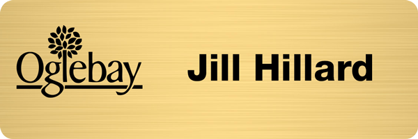 Oglebay 1 x 3 Engraved Name Tag