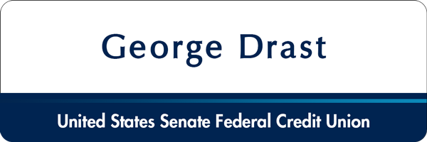 Federal Credit Union 1 x 3 Full Color Name Tag
