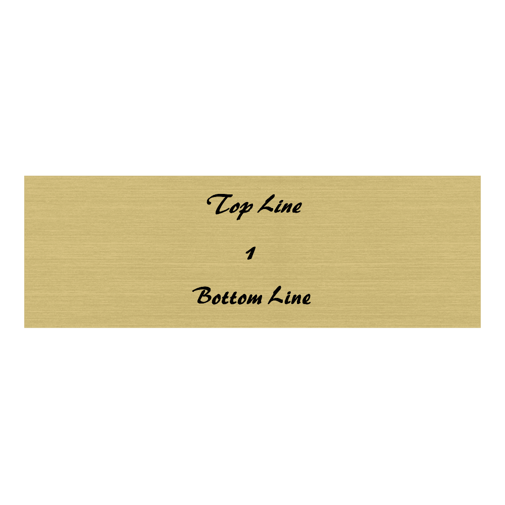 1 x 3 Engraved Name Tag