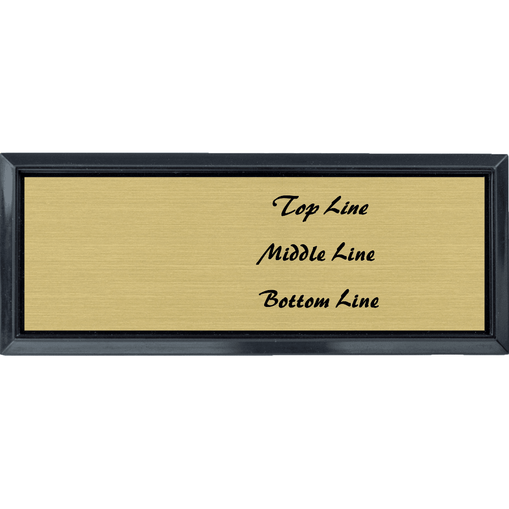 1 x 3 Engraved Name Tag