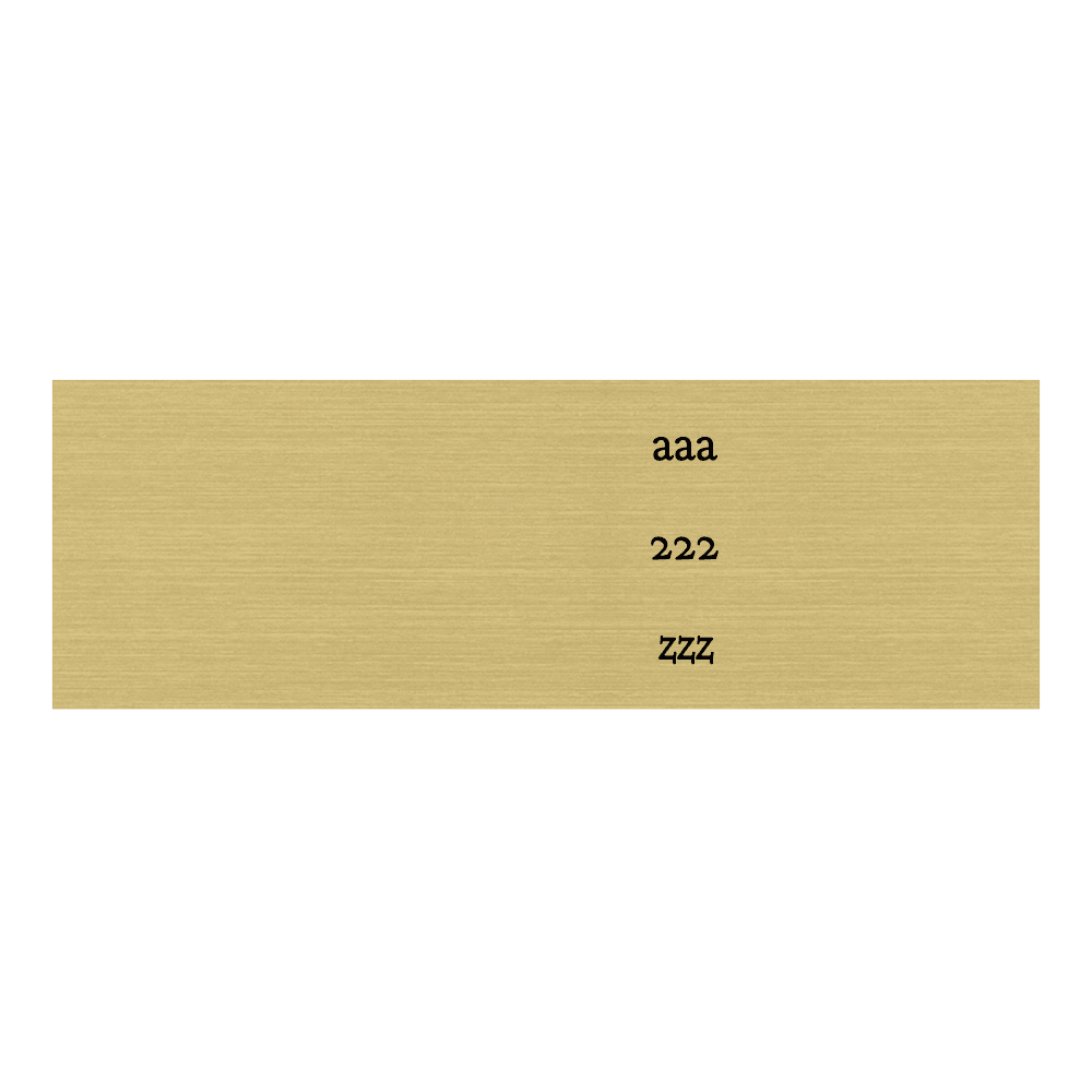 1 x 3 Engraved Name Tag