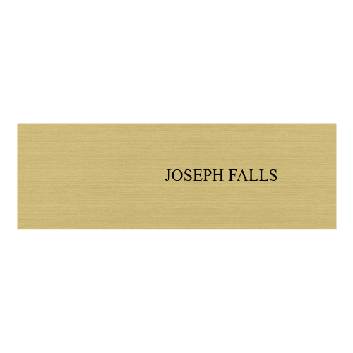 1 x 3 Engraved Name Tag - Customer's Product with price 7.00 ID j_iTWMWWFPAfbRzloSGePL6f