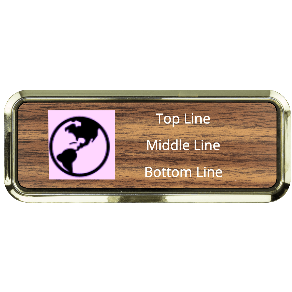 1 x 3 Engraved Name Tag