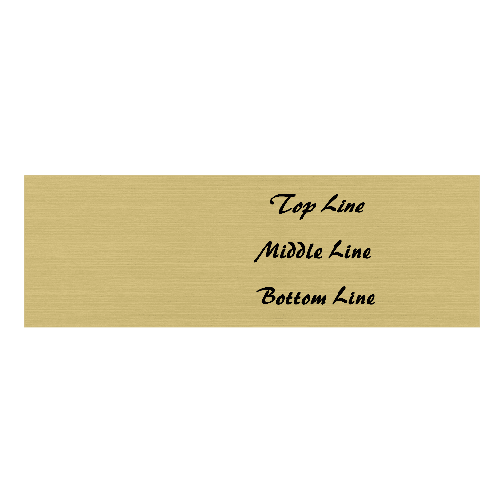 1 x 3 Engraved Name Tag