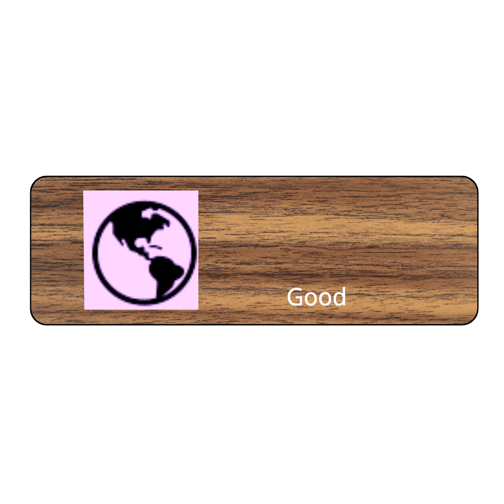 1 x 3 Engraved Name Tag