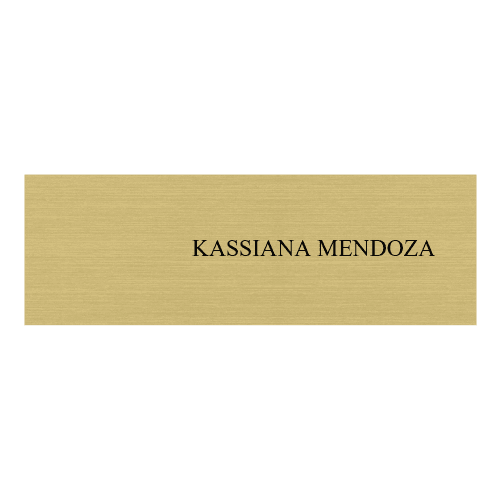 1 x 3 Engraved Name Tag - Customer's Product with price 7.00 ID JaRGhJFdETJ5-rhbxSKKxUH1