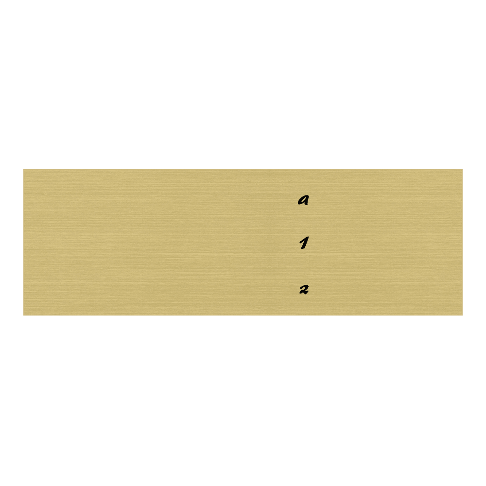 1 x 3 Engraved Name Tag