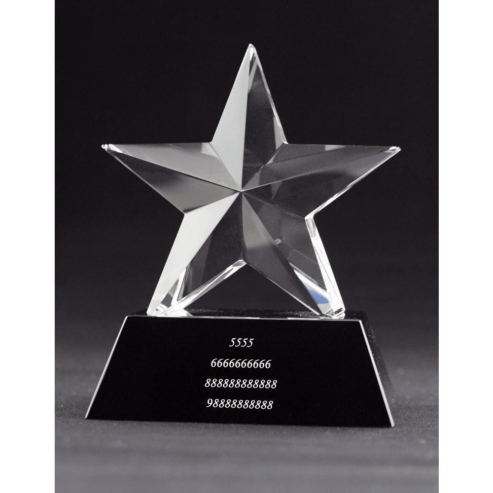 3D Crystal Star Award - Customer's Product with price 129.00 ID eLGI--ZOveTS2sZOT1_I7IhU