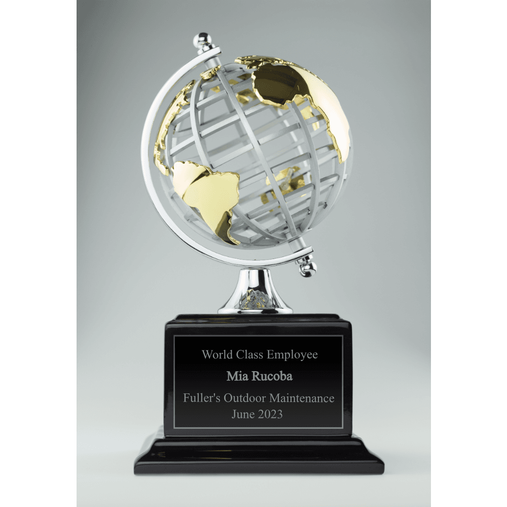 Spinning Globe Award - Customer's Product with price 199.00 ID PU0O_Prnkkz5YbAGlQDtJvlE