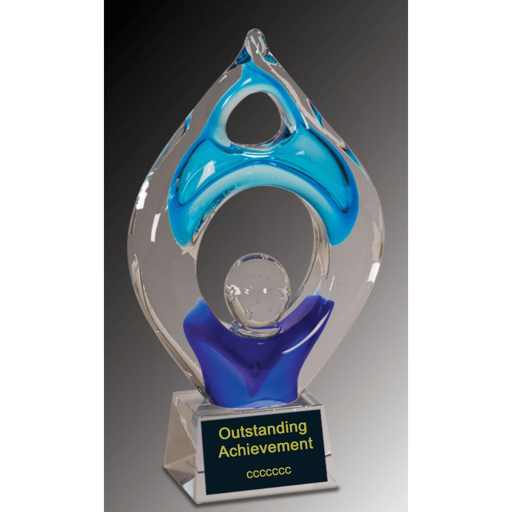 Blue Art Glass Winner Award - Customer's Product with price 119.00 ID fWEw65lhr0yBBCx3QCy_6paL