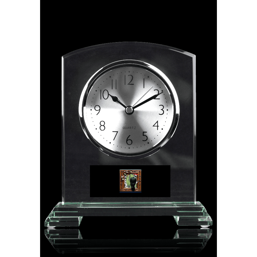 Frosted Glass Arch Clock - Customer's Product with price 59.00 ID Fw_2RkwldlrZCtnUEPc-RbV8