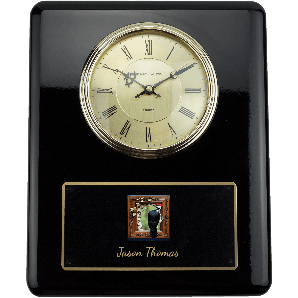 Piano Black Wall Clock Award - Customer's Product with price 179.00 ID E3MVBN2Ti5RSg50ASOIjebTy