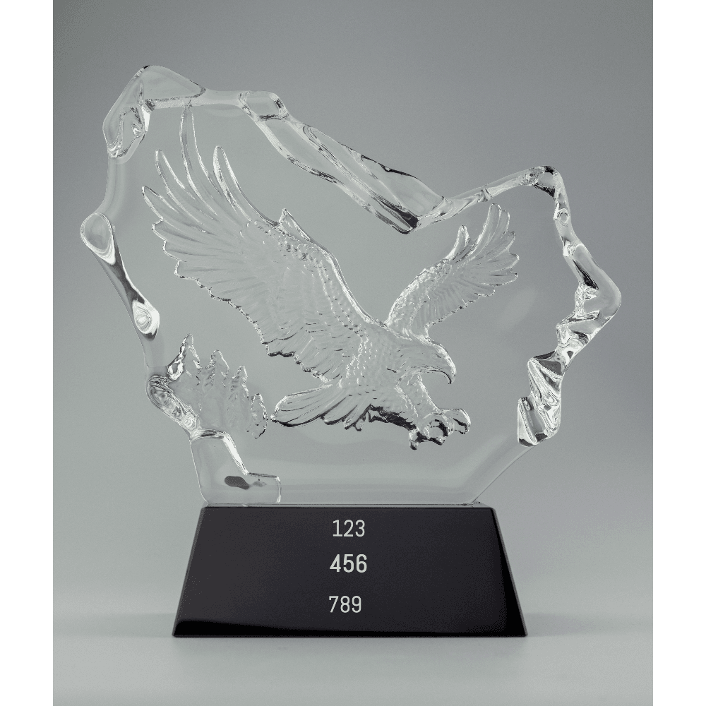 Crystal Flying Eagle Award - Customer's Product with price 199.00 ID UL6XbGERxoOllvBCCx4InKzU