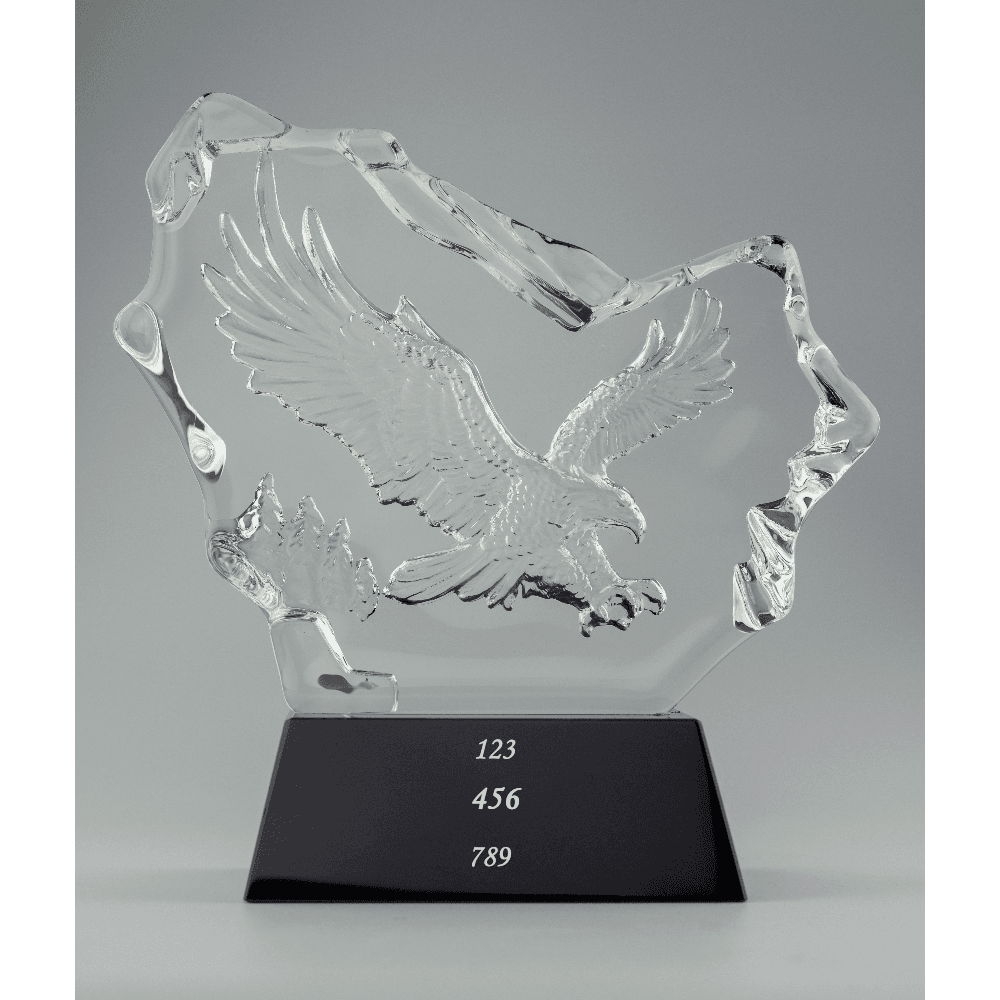 Crystal Flying Eagle Award - Customer's Product with price 199.00 ID Y4X3gXGl9MDHUcICUs0CW3bk