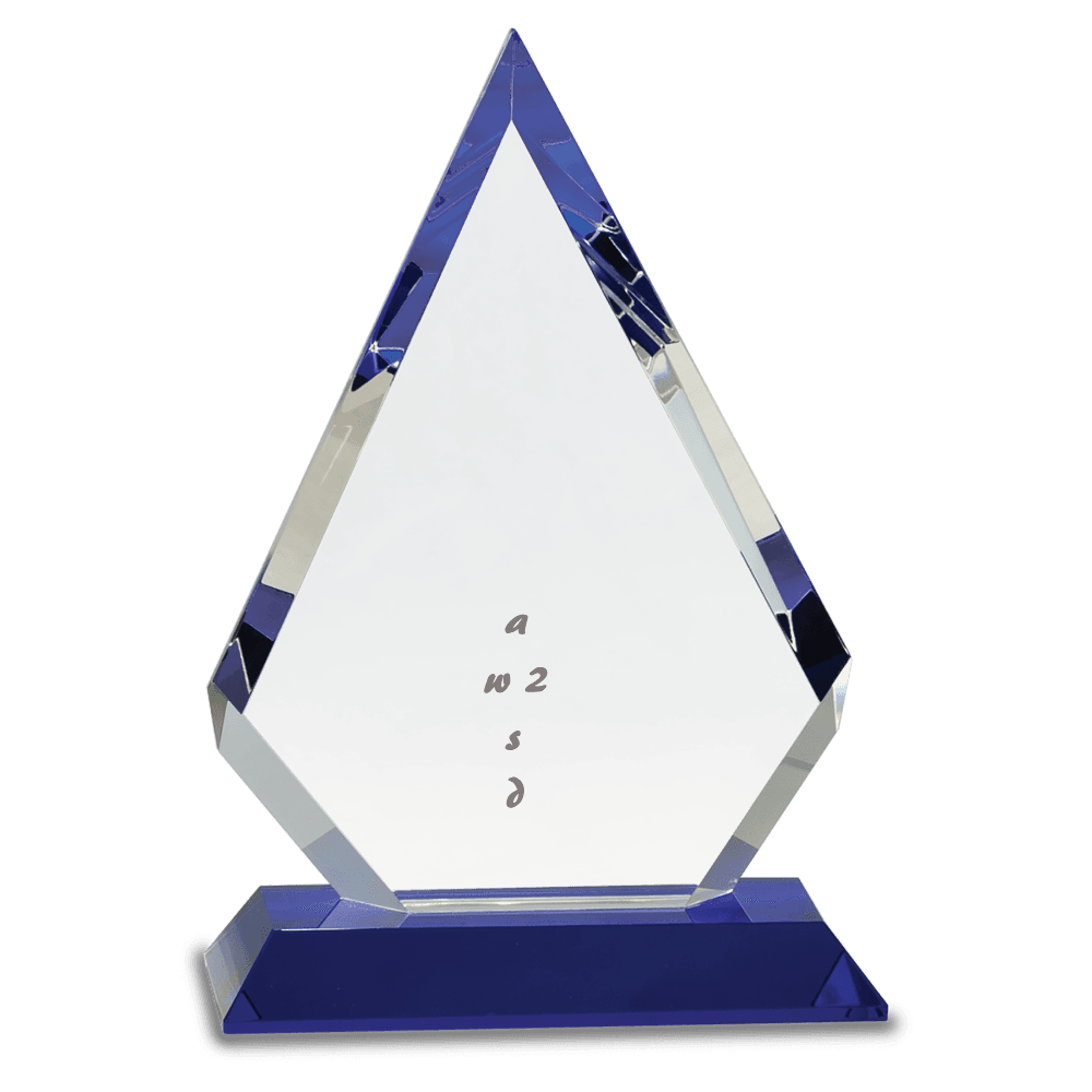 Crystal Blue Flame Award - Customer's Product with price 179.00 ID agdetUGntWQRWlgNFV1jxbYE