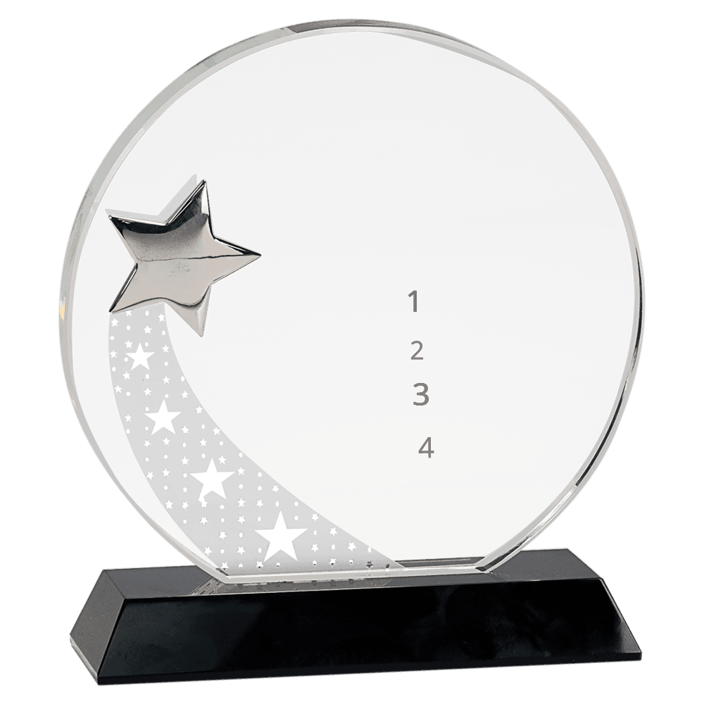 Crystal Silver Star Award - Customer's Product with price 139.00 ID ODtJZIbM04N1ehvAty-q-bLS