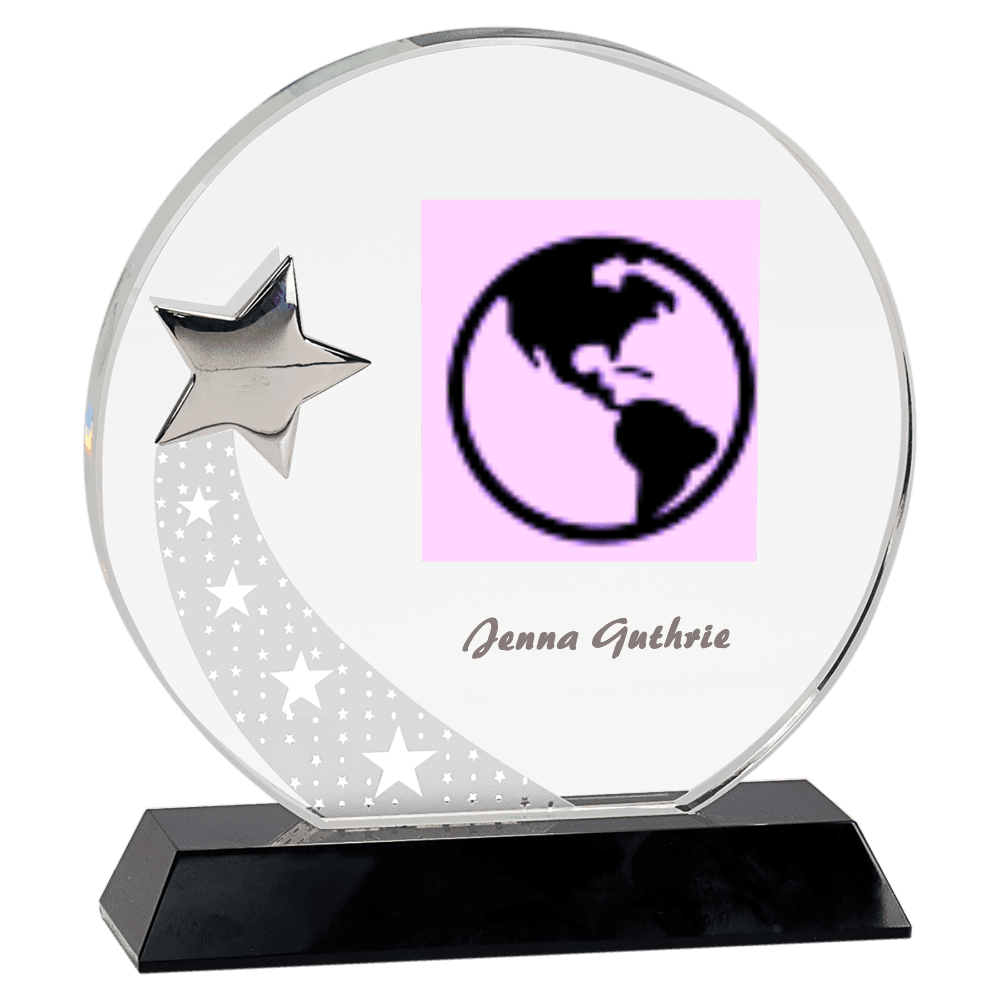 Crystal Silver Star Award - Customer's Product with price 139.00 ID b7zZFE47DFH1xBM-_yMUYoq_