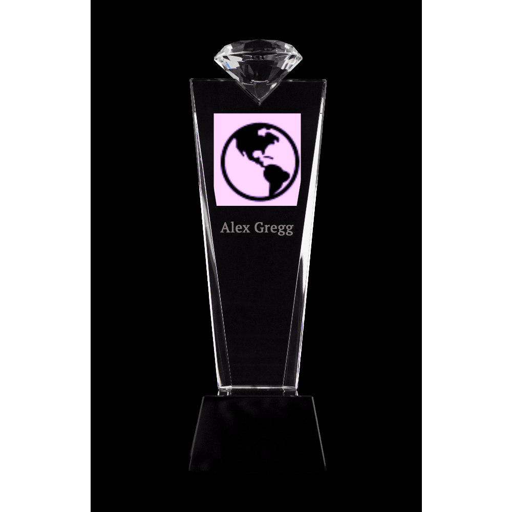 Crystal Diamond Award Pedestal - Customer's Product with price 149.00 ID 7qRQLZTzHZSIz6eIPb2DVMVZ