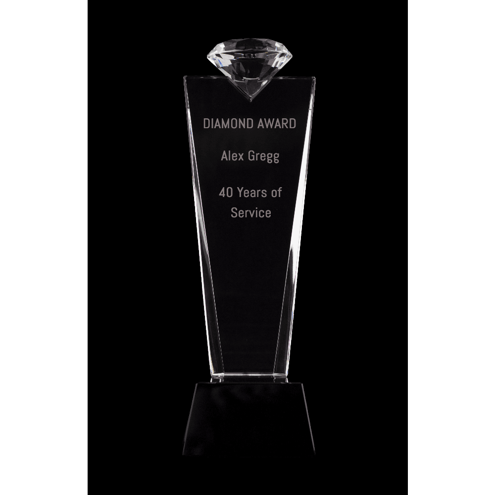 Crystal Diamond Award Pedestal - Customer's Product with price 149.00 ID -TtHfkkH8s4h0rX1MksW72YD