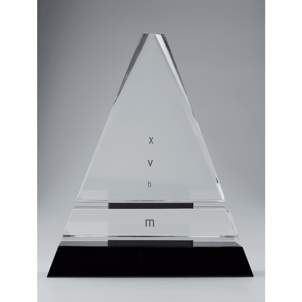Crystal Pyramid Award - Customer's Product with price 89.00 ID 9AMvZcaXqsIl-eVfd2jN2MbE