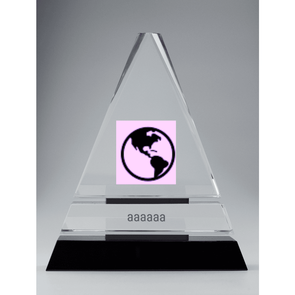 Crystal Pyramid Award - Customer's Product with price 89.00 ID jMAPpp-ccneQtdOwpfjH1MBI
