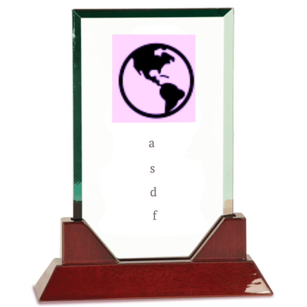 Rectangle Prestige Glass Award - Customer's Product with price 109.00 ID V_A9l6u7HYDiCRb8doXZFhHk