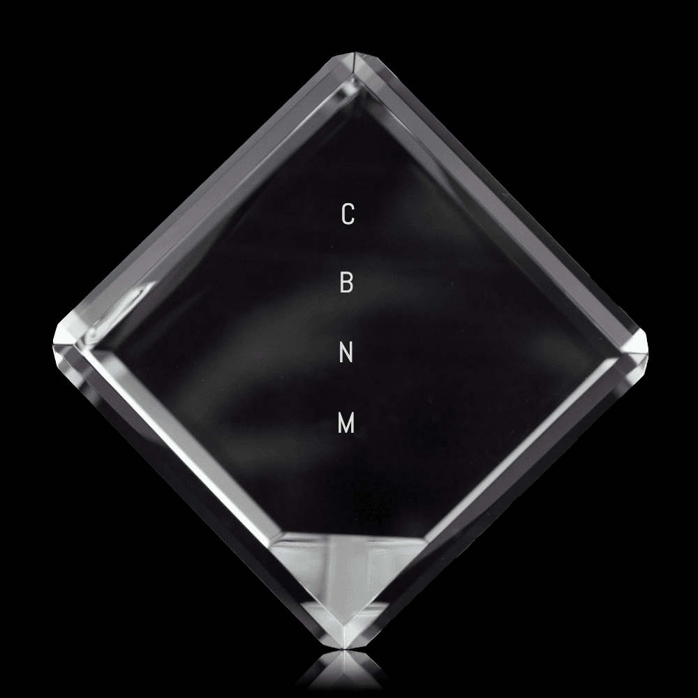 Crystal Cube - 3" - Customer's Product with price 59.00 ID iRJUPxU4bd81Qg0q78vtaxDb