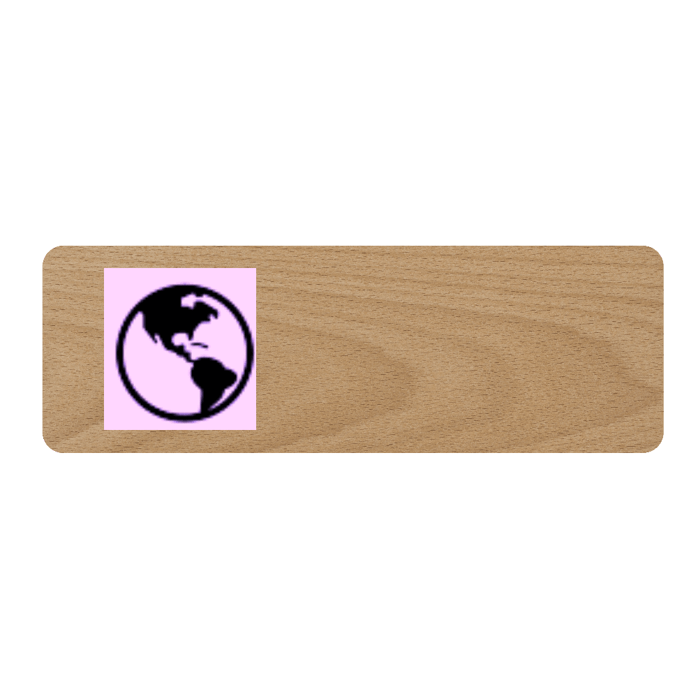 1 x 3 Blank Wood Name Tag - Customer's Product with price 6.50 ID YsCkOZohns5Bq3WKmSMemu1T