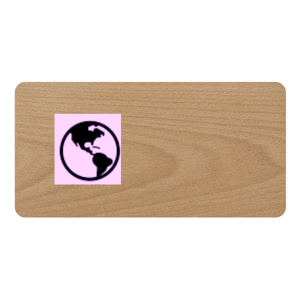 1½ x 3 Blank Wood Name Tag - Customer's Product with price 6.75 ID ZOtCre-Q0BGIb9oSNCa3y9iE