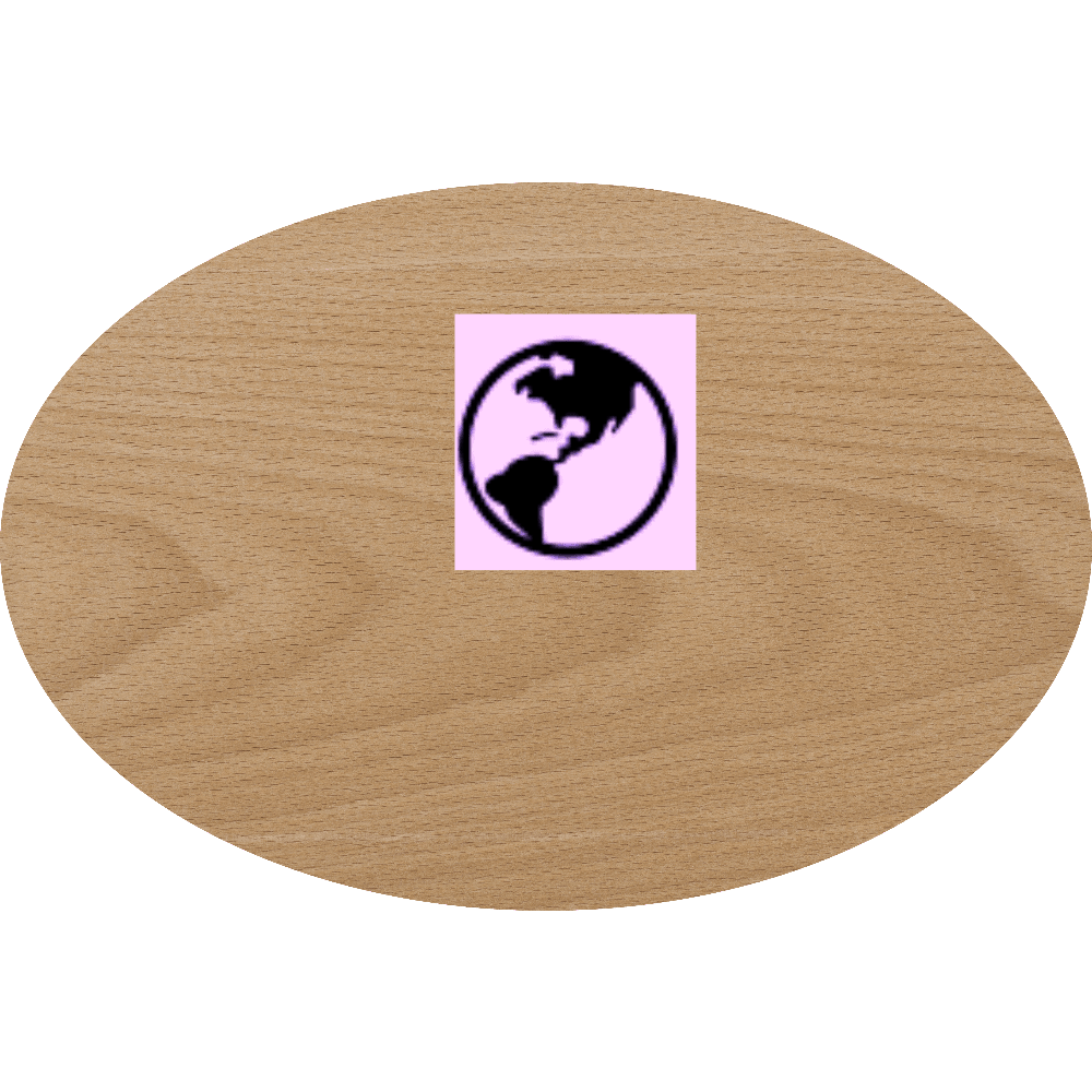 Oval Blank Wood Name Tag - Customer's Product with price 6.00 ID ma9iqrMur0LLeqgdwPcrDlTa