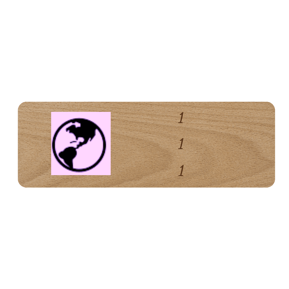 1 x 3 Engraved Wood Name Tag - Customer's Product with price 9.00 ID 8jxu7nXEWPjGi64EjRKYGyeo