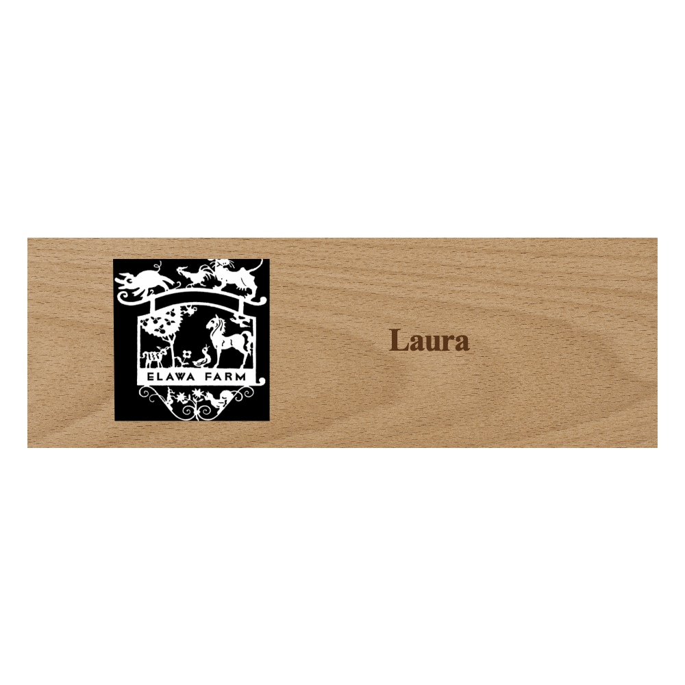 1 x 3 Engraved Wood Name Tag - Customer's Product with price 9.00 ID tJNisteUBANEB9MdQvQumHpT