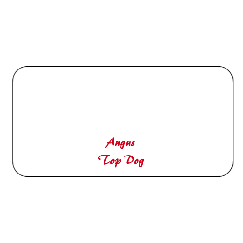 1½ x 3 Engraved Name Tag - Customer's Product with price 8.50 ID hxWPltyGujnLCjfjym-WldOD