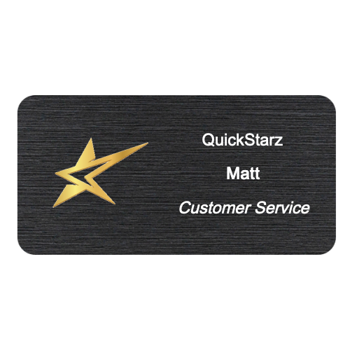1½ x 3 Engraved Name Tag - Customer's Product with price 19.00 ID 5g4keIMZqlhn1kzanYbgDhNa
