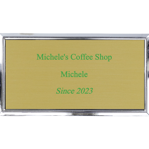 1½ x 3 Engraved Name Tag - Customer's Product with price 9.50 ID wzM2V-SNp7kEr1OA3_5uBpWr