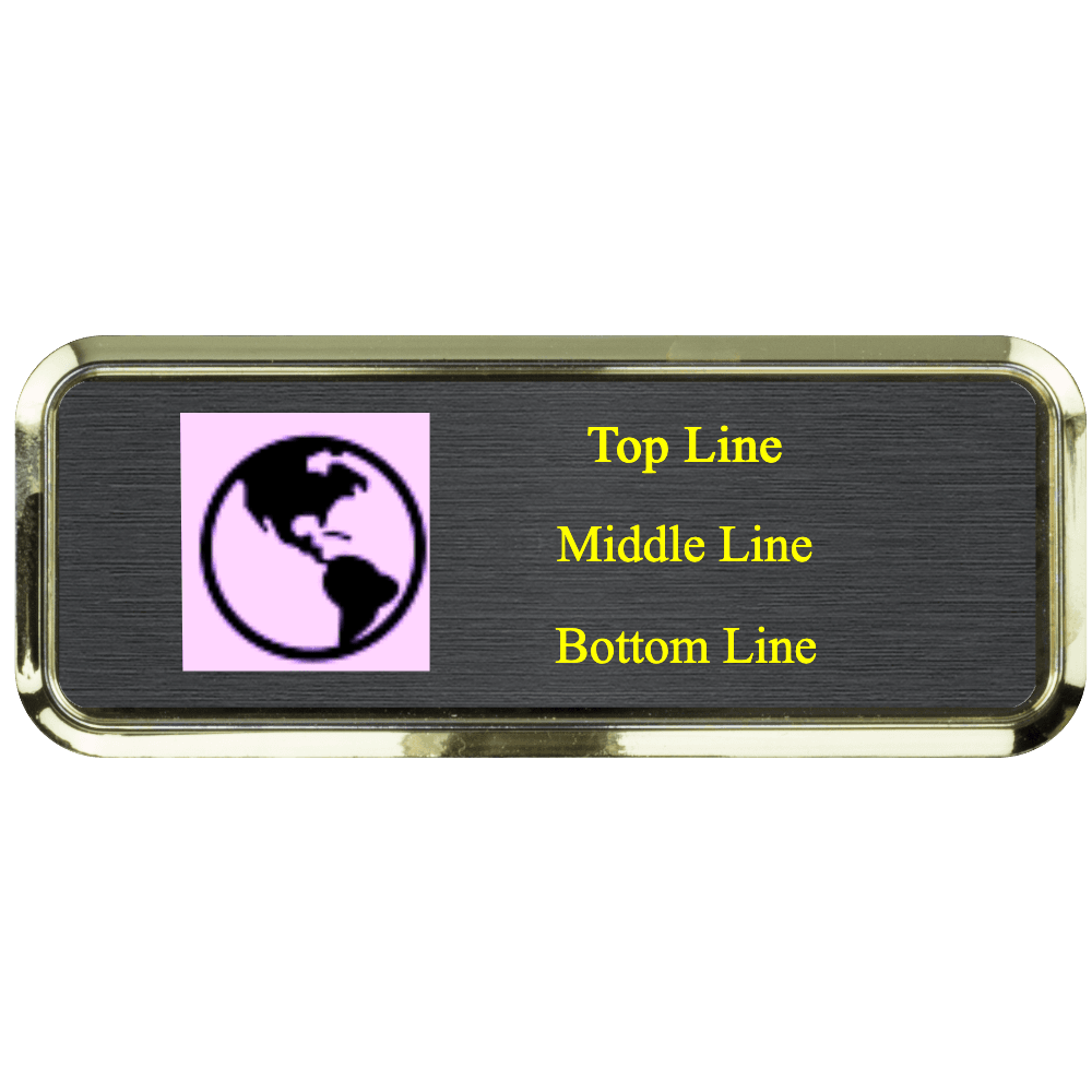 1 x 3 Color Printed Name Tag - Customer's Product with price 12.50 ID 6souOmqmouwqSUnYEw_ryZin