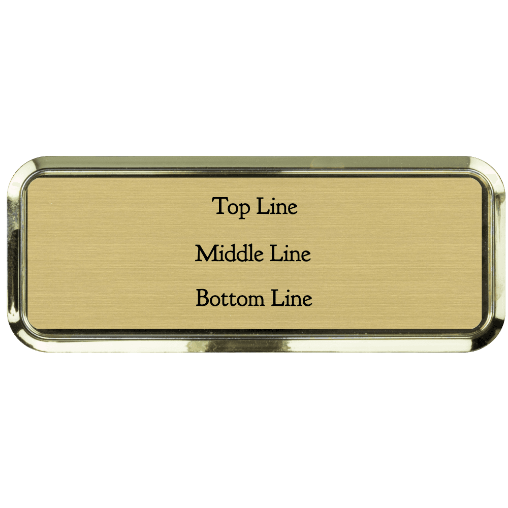 1 x 3 Color Printed Name Tag - Customer's Product with price 11.00 ID _x9WspIsLoYotaYUW2HyGy17