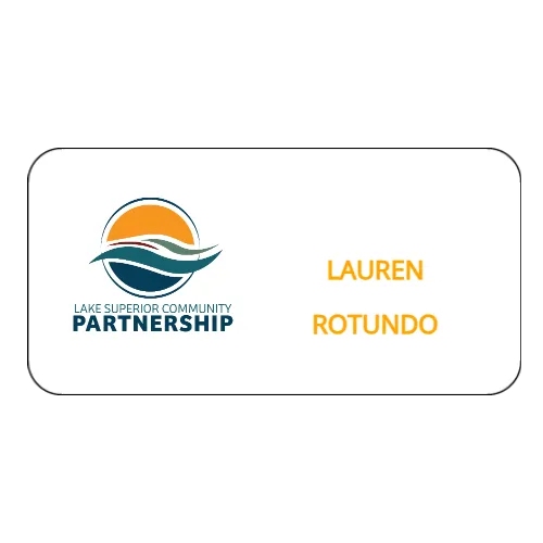 1½ x 3 Color Printed Name Tag - Customer's Product with price 13.23 ID SsAvLo3QEQyOVuQNp2kgdTWN