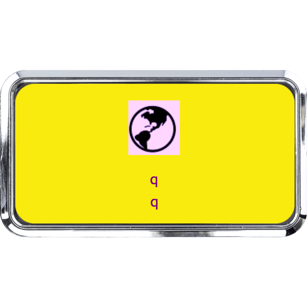 1½ x 3 Color Printed Name Tag - Customer's Product with price 12.00 ID vcINHA6wdo25D6jYoZS8sjOn