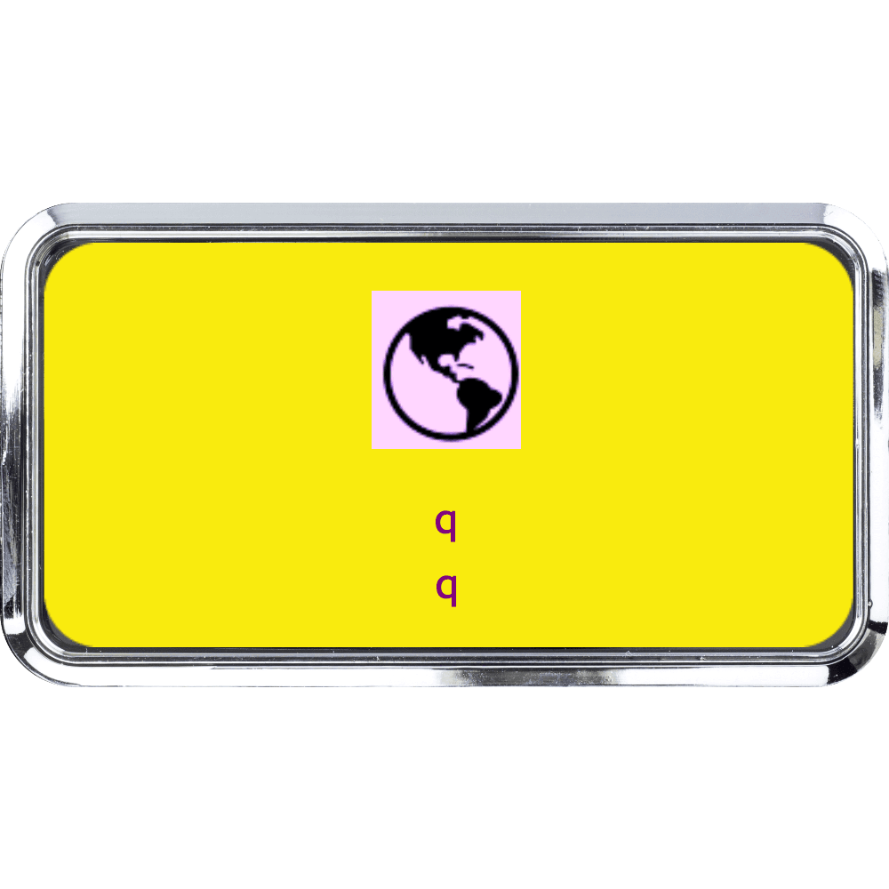 1½ x 3 Color Printed Name Tag - Customer's Product with price 11.50 ID DRHKNWOApNkMFxu5-KyCj2F0
