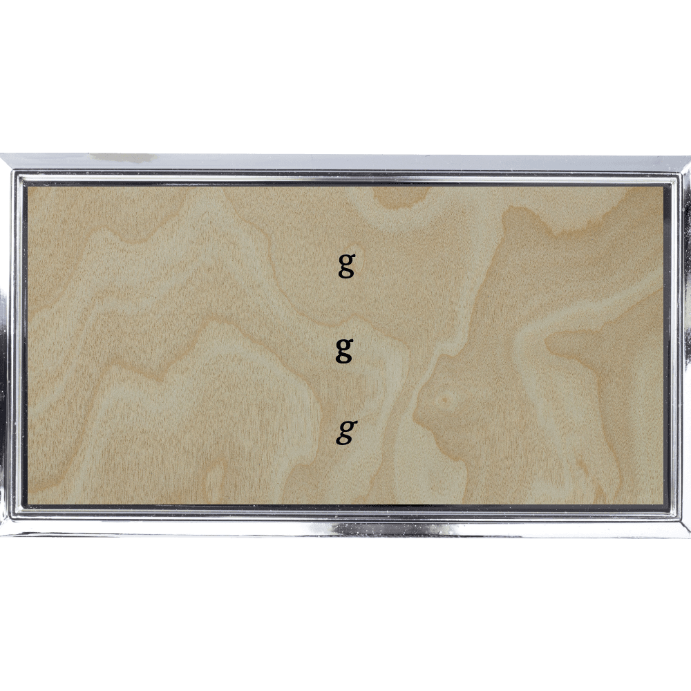 1½ x 3 Color Printed Wood Name Tag - Customer's Product with price 10.50 ID UP1KyZuv4Nj9uJoLNtkJbTf3