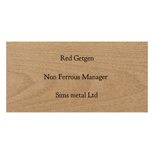 1½ x 3 Color Printed Wood Name Tag - Customer's Product with price 10.00 ID KoHpYpkaE0Nmv9KhHW_Vr3Iv