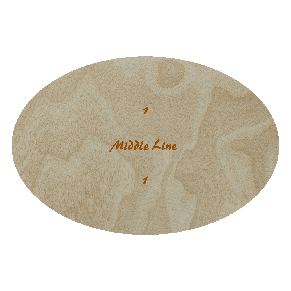 Oval Color Printed Wood Name Tag - Customer's Product with price 9.00 ID MH5iHsTg85EGoKf27FvxDvWg