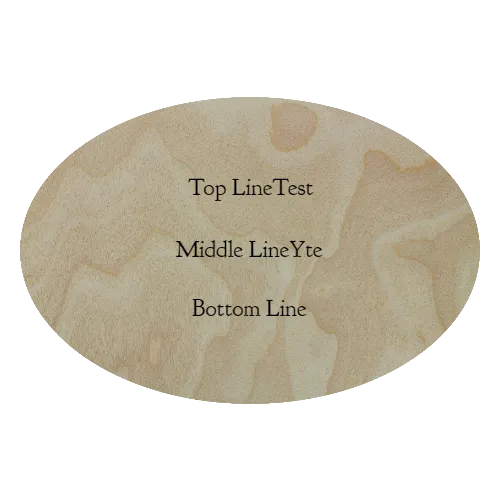 Oval Color Printed Wood Name Tag - Customer's Product with price 8.00 ID _cuIdeRGeNHK20jo8bPhqtnM